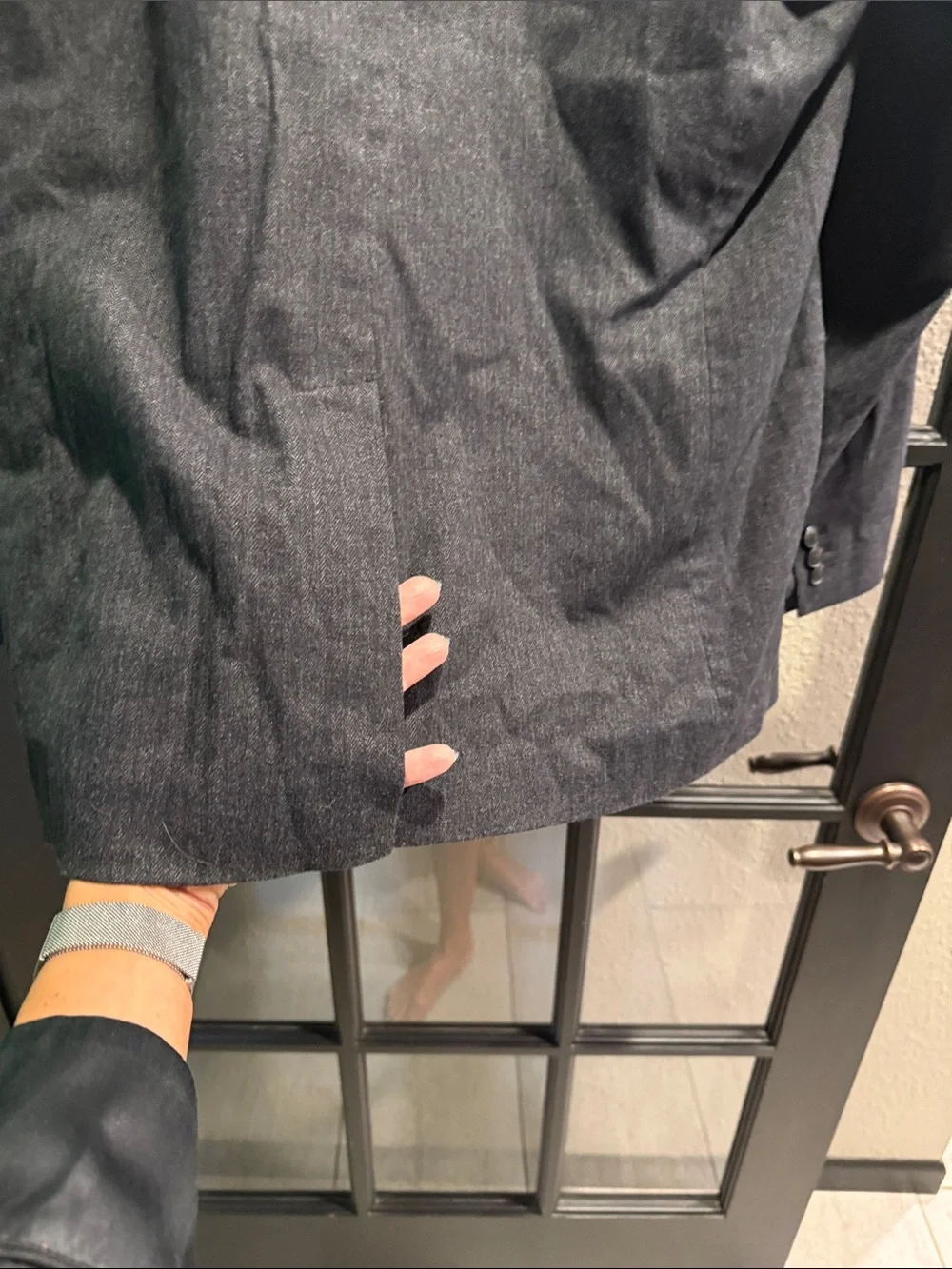 GAP Men's Charcoal Gray Blazer